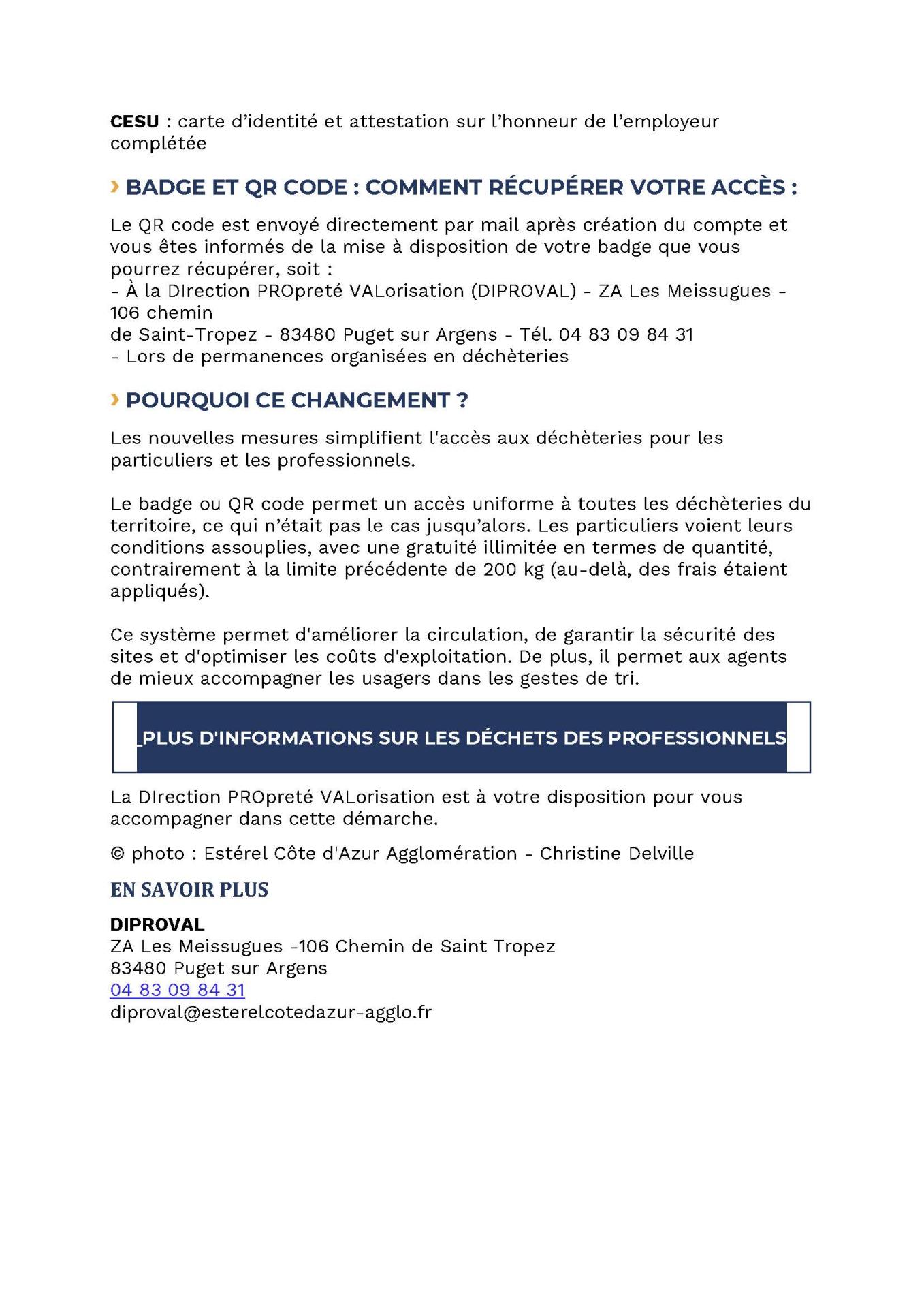 Decheterie communautaire page 2